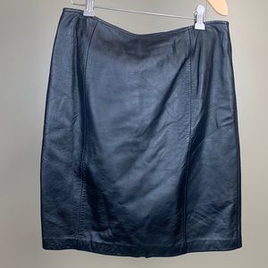 Leather skirt